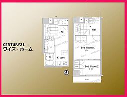 JR総武線 信濃町駅 徒歩6分 2Kの間取り