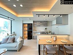 都営大江戸線 麻布十番駅 徒歩5分 1LDKのリビング/ダイニング