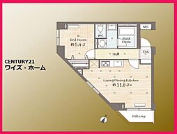 東京メトロ丸ノ内線 池袋駅 徒歩9分 1LDKの間取り