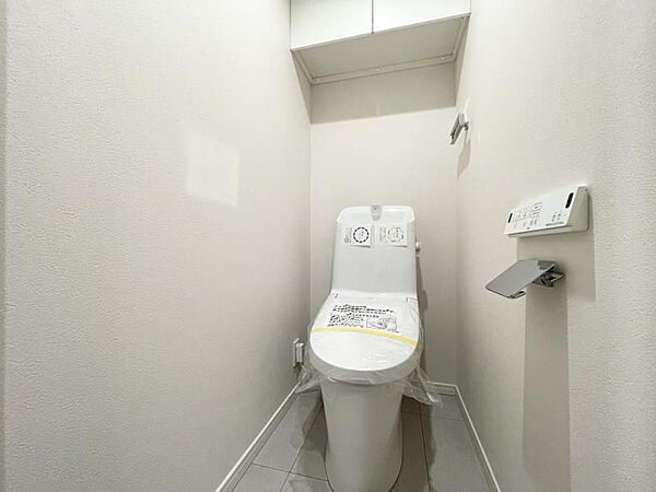 【トイレ】お掃除ラクラク。広さを確保したトイレスペース