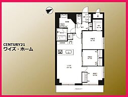 門前仲町サマリヤマンション 3LDKの間取図画像