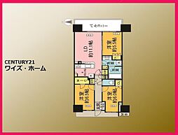 東京メトロ半蔵門線 住吉駅 徒歩10分 3LDKの間取り