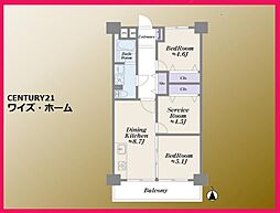間取図画像 2SDK
