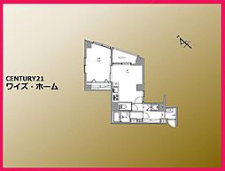 GSハイム巣鴨 1LDKの間取図画像