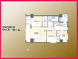 サニーハウス東陽町 2SLDKの間取図画像