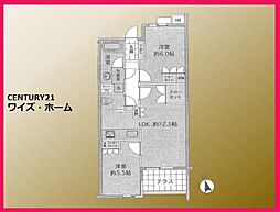 スターロイヤル久我山 2LDKの間取図画像
