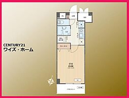 ハウスTKA目白 1Kの間取図画像
