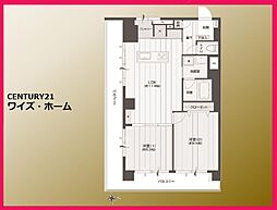 麻布第2コーポ 2LDKの間取図画像