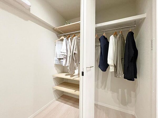 【収納】各部屋に収納が充実しており、整理整頓がしやすい設計です。