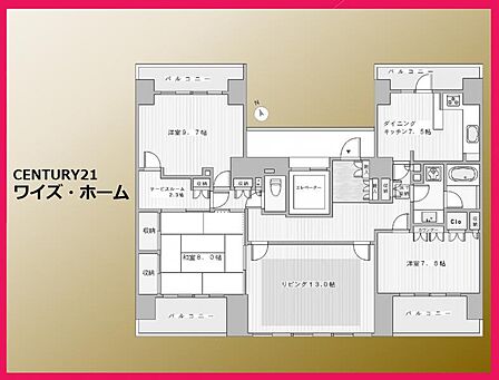 【間取り図】3SLDK