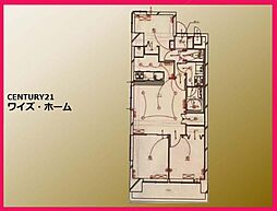 ライオンズマンション尾久第3 3LDKの間取図画像