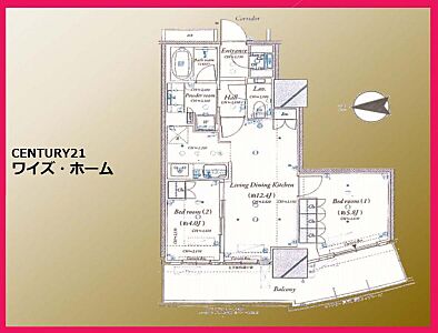 間取り:2LDK 間取り:2LDK