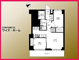 ヴィラロイヤル文京西片 2LDKの間取図画像