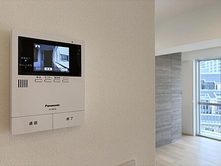 【TVインターホン】防犯面でも安心できるTV付インターホン。