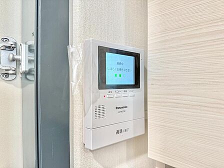 【設備】 防犯面でも安心感のあるTVインターホン