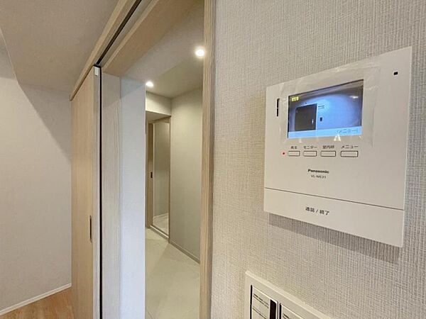 【設備】　防犯面でも安心感のあるTVインターホン