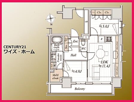 【間取り図】2LDK