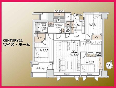 【間取り】3LDK