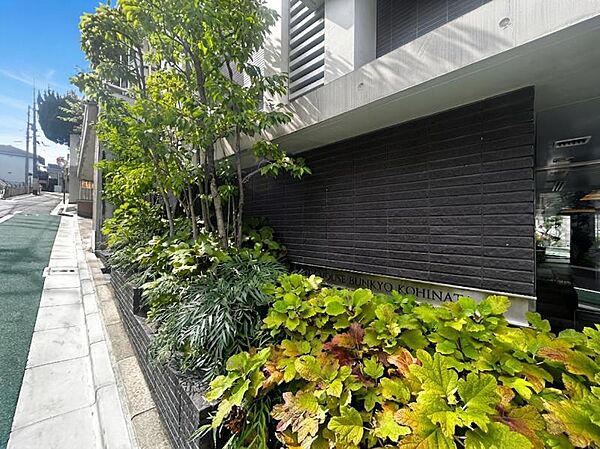 【エントランス】緑が導く我が家への道。