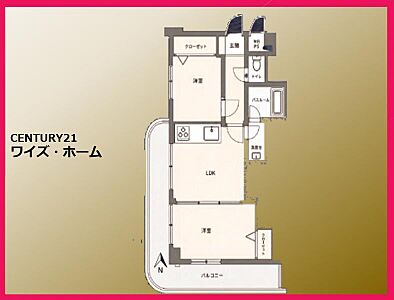 間取り：【間取り図】2LDK