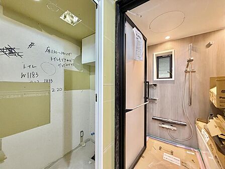 【トイレ】清潔感のあるトイレがこれから出来上がります。