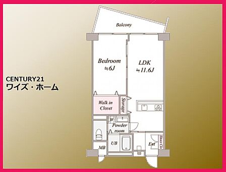 【間取り図】1LDK