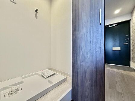 【洗面所】洗濯もスムーズに。毎日の使いやすさを考えた設計。