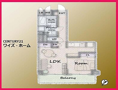 間取り:1LDK 間取り:1LDK
