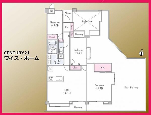 【間取り】3LDK