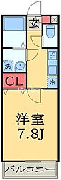 リブリえまいゆ 2階1Kの間取り