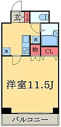 ステーションサイドなかむら 1Kの間取図画像