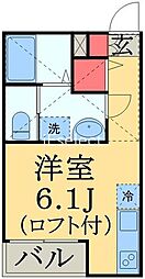 エスポワール ワンルームの間取図画像