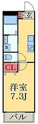 Tac Hills 1Kの間取図画像