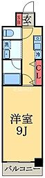ヴェラジォ-2 1Kの間取図画像