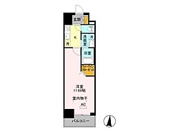 Esperanza 1Kの間取図画像