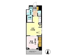 Esperanza 1LDKの間取図画像