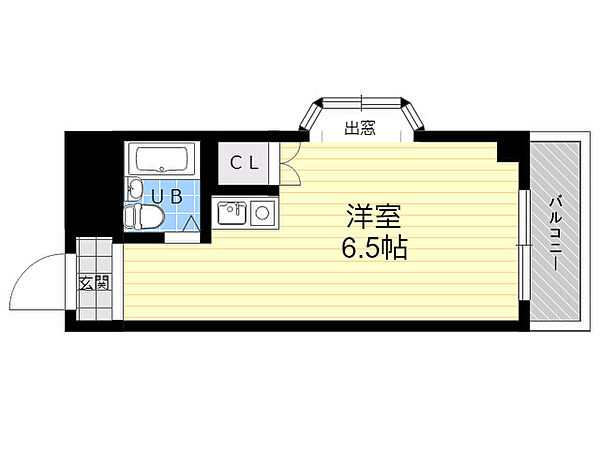 明和ハイツ南江口 ｜大阪府大阪市東淀川区南江口１丁目(賃貸マンション1R・8階・16.69㎡)の写真 その2