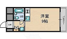 シティハイム新大阪 ワンルームの間取図画像