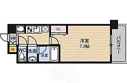 レオングラン新大阪レジデンス 1Kの間取図画像