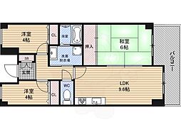 ライオンズマンション新大阪第6 3LDKの間取図画像