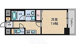 セレッソコート新大阪 1Kの間取図画像