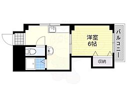 モトイマハイツ 1DKの間取図画像