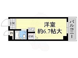 シティライフ8 ワンルームの間取図画像