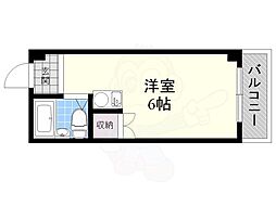 ベルメゾンロゼ ワンルームの間取図画像