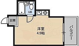 ラ.フィーネ新大阪 ワンルームの間取図画像