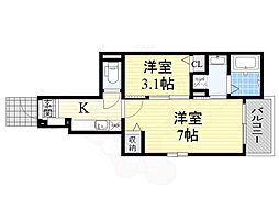 サニーレジデンス西三国H 1階/-