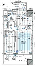 シティインデックス秋葉原 1LDKの間取図画像