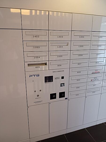 2026年6月撮影。宅配BOX＆メールBOX