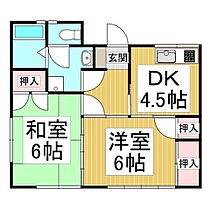 喜楽荘Ａ  ｜ 長野県飯田市今宮町1丁目（賃貸アパート2K・2階・42.00㎡） その2