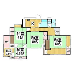 上溝戸建住宅 5Kの間取り